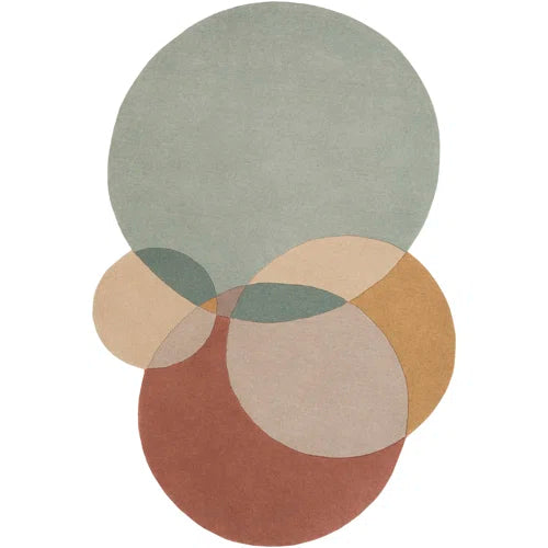 Sheila Hand Tufted Wool Oriental Indoor Rug