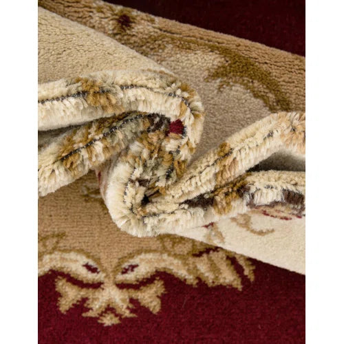 Debora Burgundy Area Rug