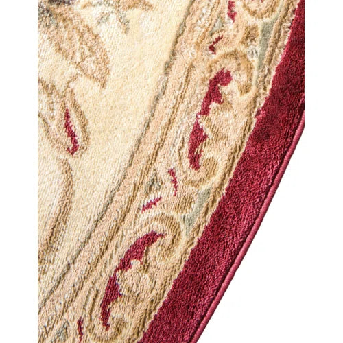 Debora Burgundy Area Rug