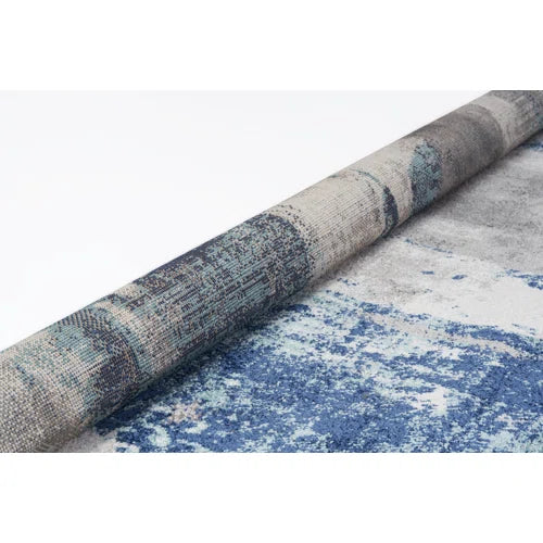 Doland Blue Area Rug