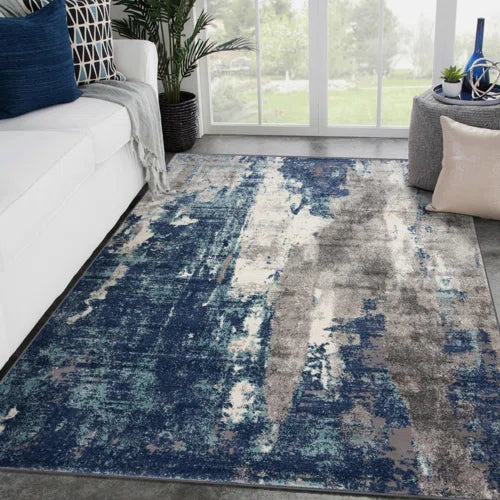 Doland Blue Area Rug